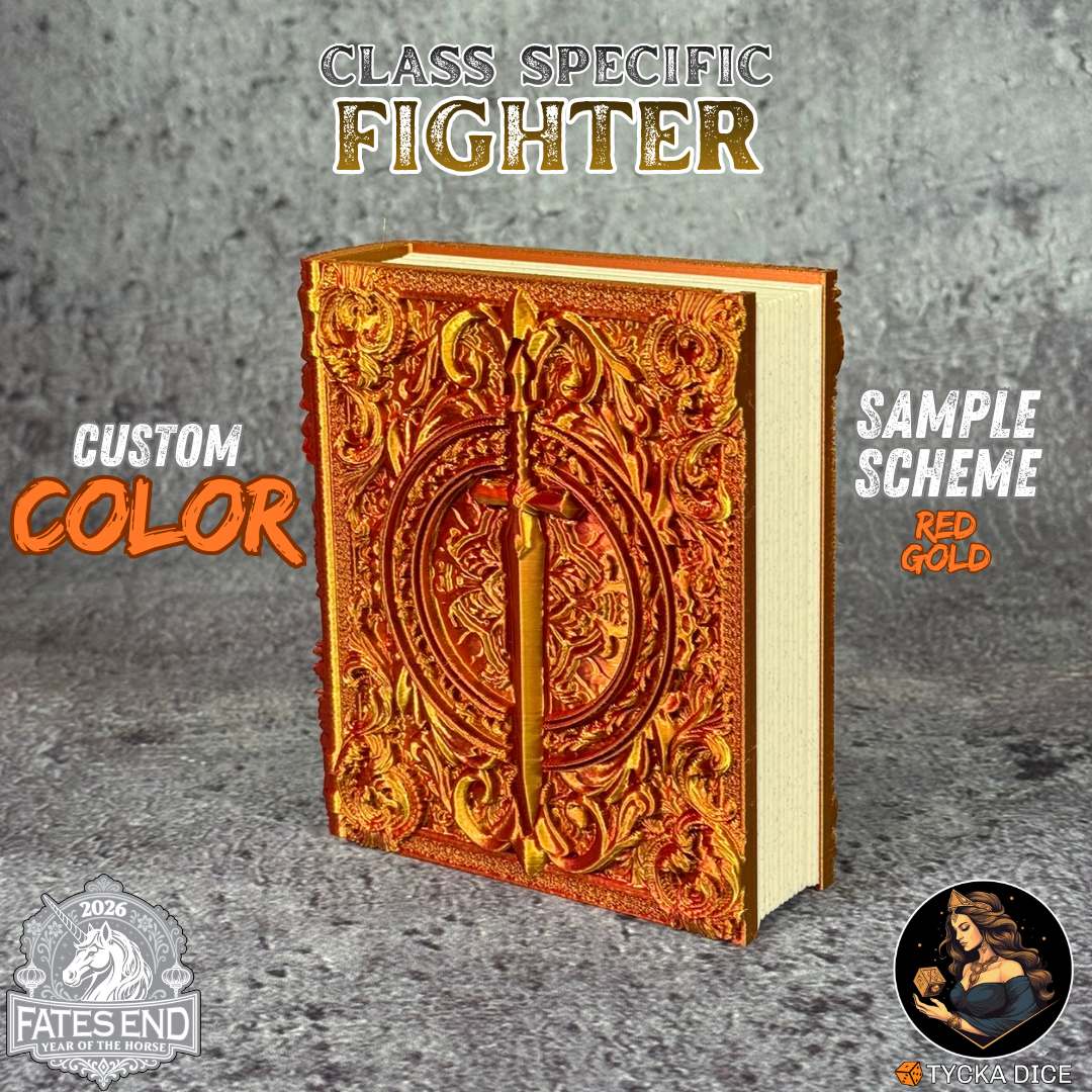 Fighter Tome - Custom Colour Example | TYCKA DICE