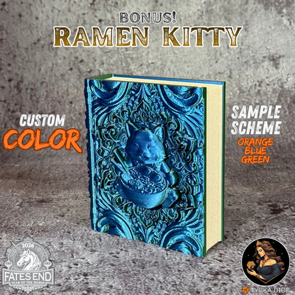 Ramen Kitty Tome - Custom Colour Example | TYCKA DICE
