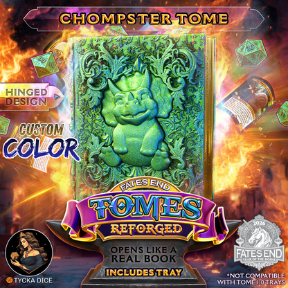 Chompster Tome Reforged - 3D Printed TTRPG Storage | TYCKA DICE