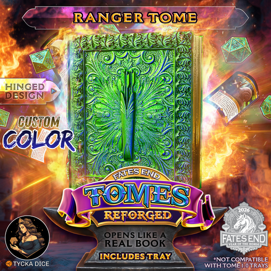 Ranger Tome Reforged - 3D Printed TTRPG Storage | TYCKA DICE