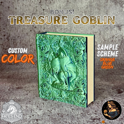 Treasure Goblin Tome - Custom Colour Example | TYCKA DICE