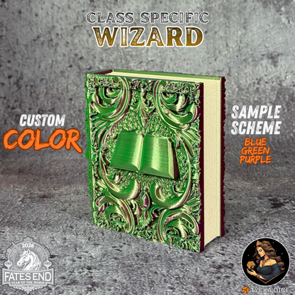 Wizard Tome - Custom Colour Example | TYCKA DICE
