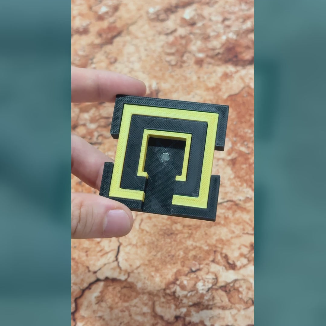 Easy Magnet square bases magnet centering tool: setting the polarity and gluing magnets into 50, 40, 25 and 20 mm square bases