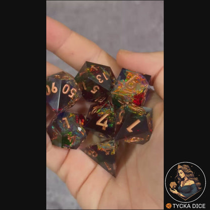 Legend Dice - Finnegan RPG Dice Set - Product Video | TYCKA DICE