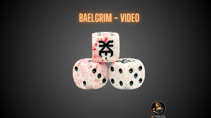 ZKS - Baelgrim - Matte White Bloodspatter | DICE