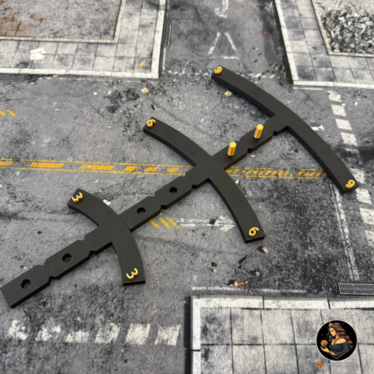 3D - Battleline Radius Gauge
