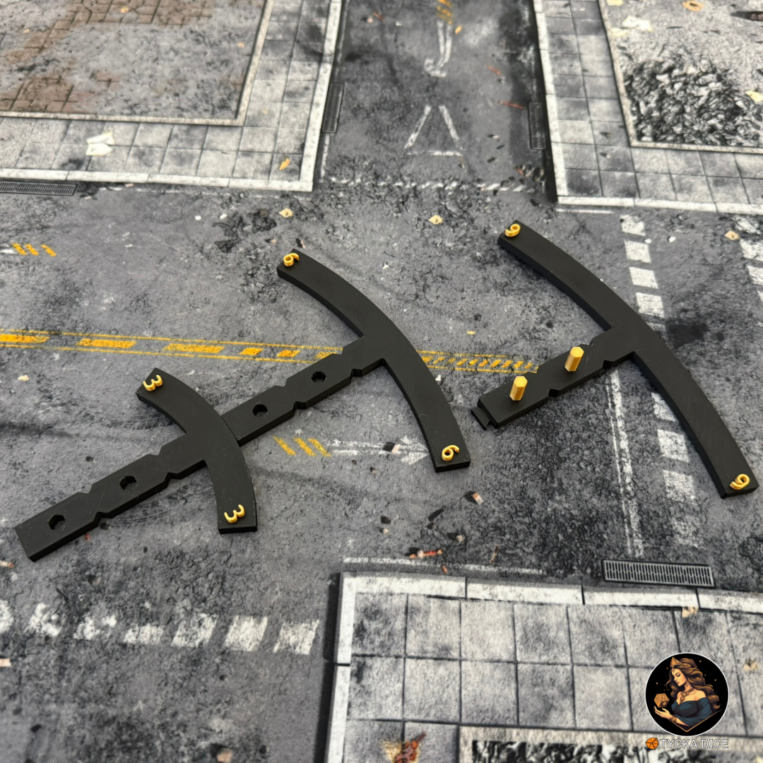 3D - Battleline Radius Gauge