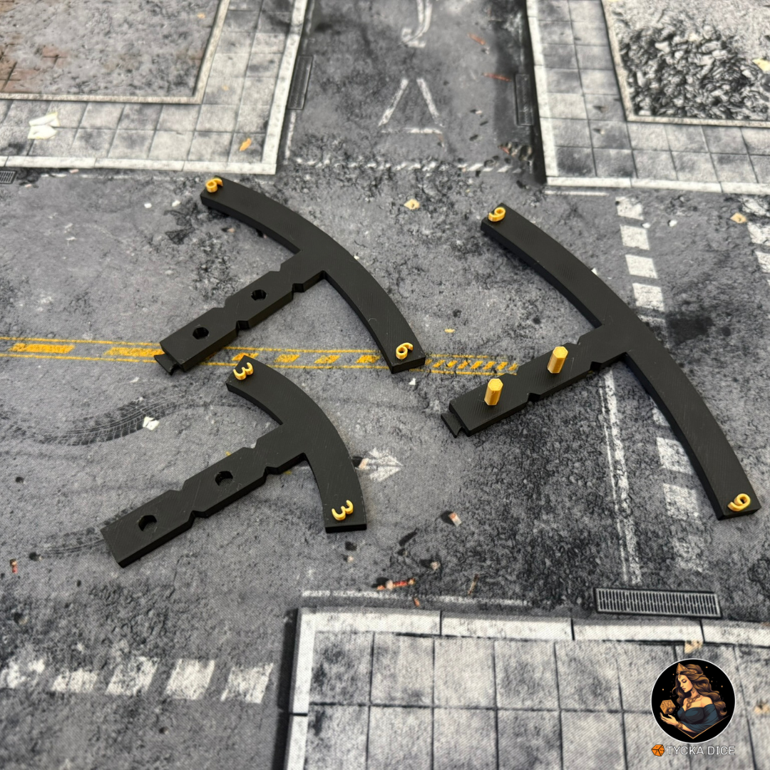 3D - Battleline Radius Gauge