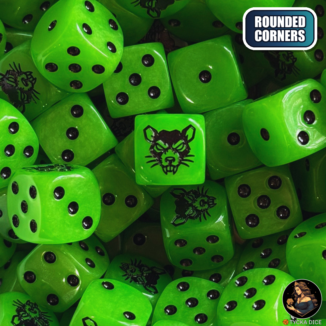 Ratkin Dice Set — wargame dice, rounded corners | TYCKA DICE