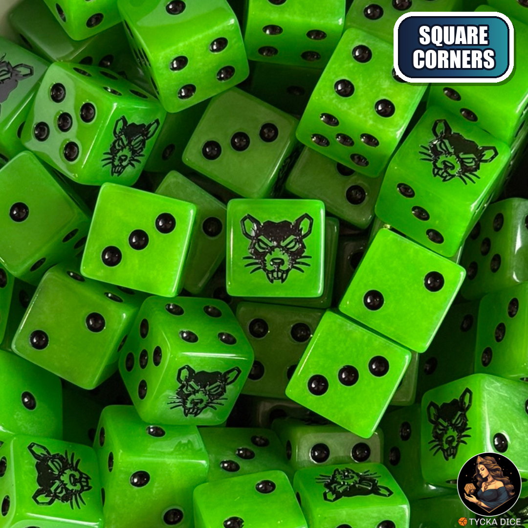 Ratkin Dice Set — wargame dice, square corners | TYCKA DICE