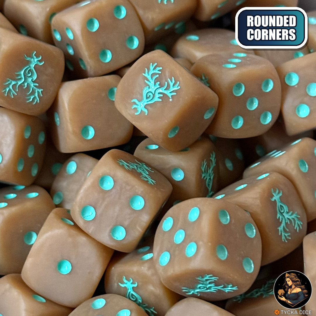 Rootbound Dice Set — wargame dice, rounded corners | TYCKA DICE