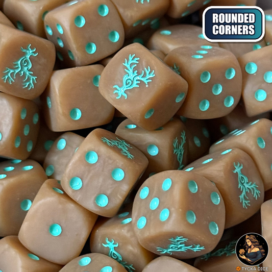 Rootbound Dice Set — wargame dice, rounded corners | TYCKA DICE