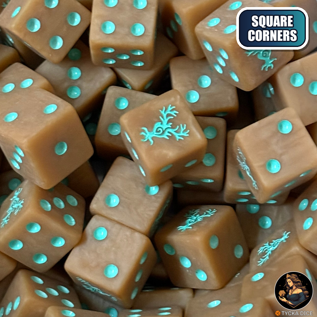 Rootbound Dice Set — wargame dice, square corners | TYCKA DICE