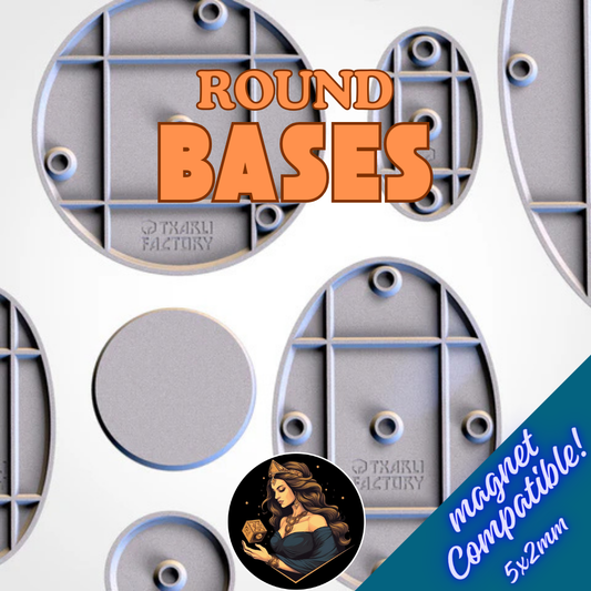 3D - Bases - Redondas
