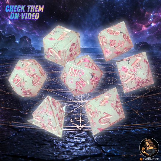Legend Dice - Sakura RPG Dice Set | TYCKA DICE