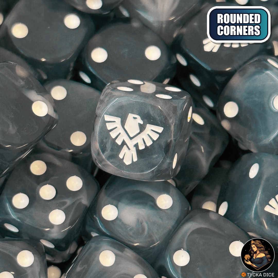 Shroud Dice Set — sci-fi wargame dice, rounded corners | TYCKA DICE