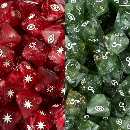 Starfighter Combat Dice Set — sci-fi dogfight D8 dice | TYCKA DICE
