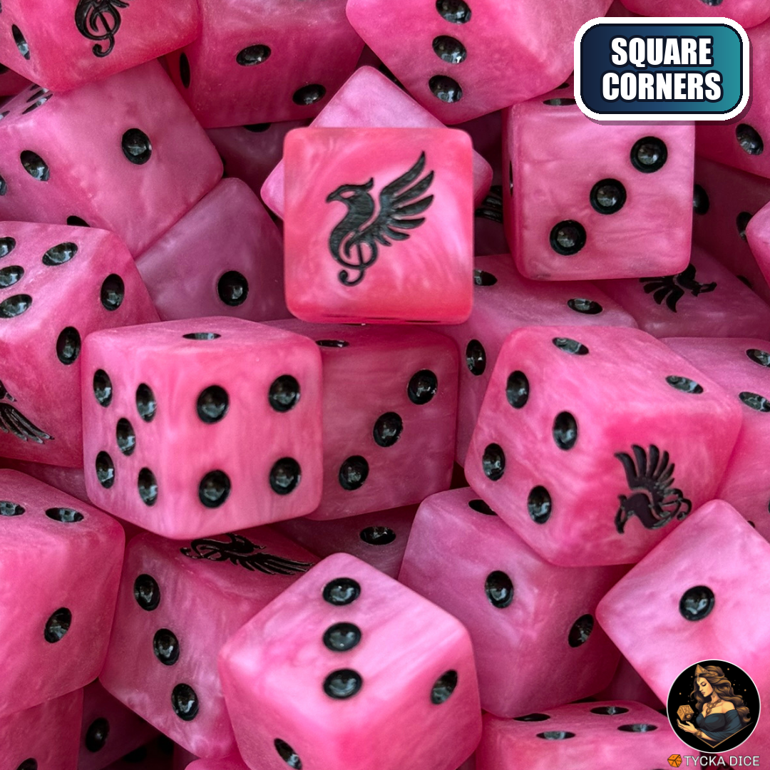 Symphony of Ruin Dice Set — sci-fi wargame dice, square corners | TYCKA DICE