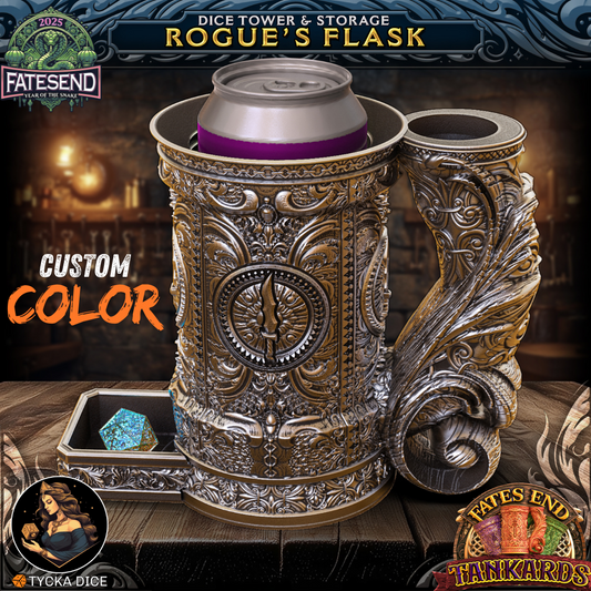 3D printed tankard dice tower – Rogue