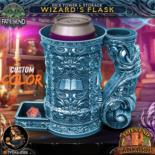 3D printed tankard dice tower – Wizard