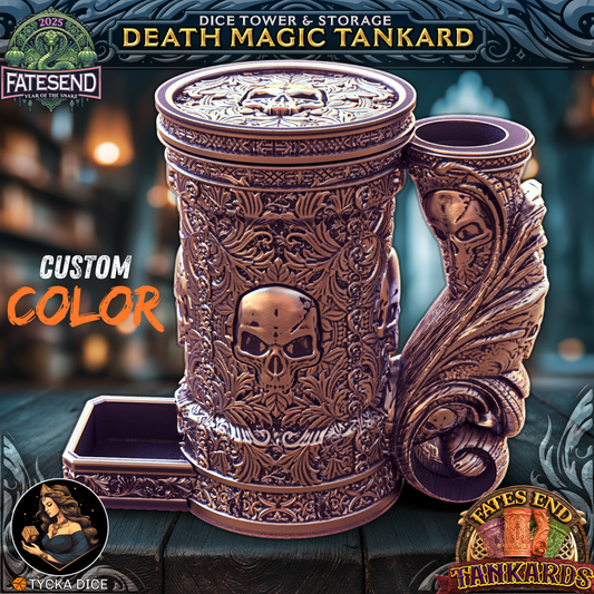 3D printed tankard dice tower – DeathMagic