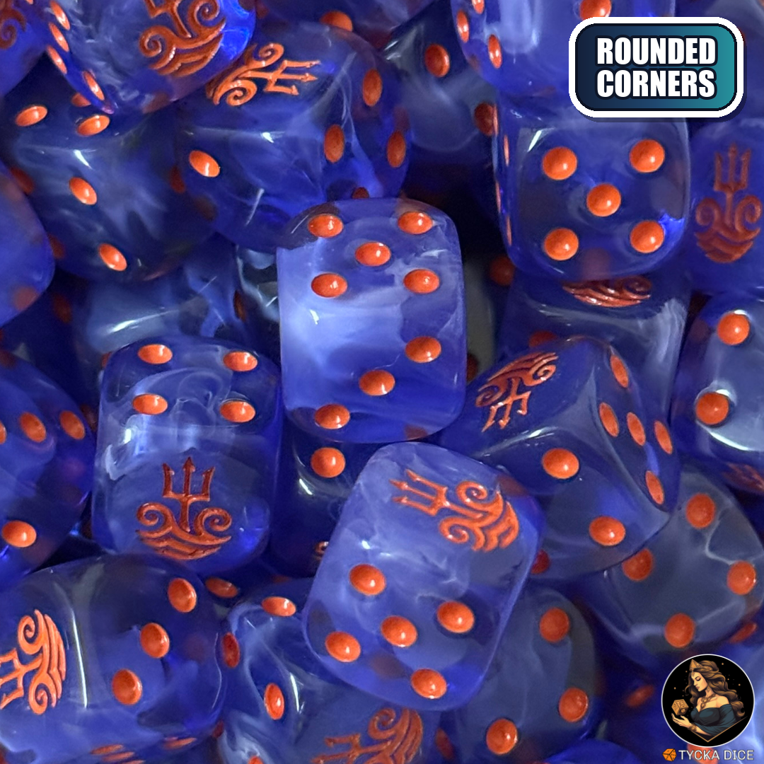 Tideborn Dice Set — wargame dice, rounded corners | TYCKA DICE