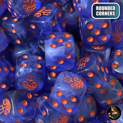 Tideborn Dice Set — wargame dice, rounded corners | TYCKA DICE