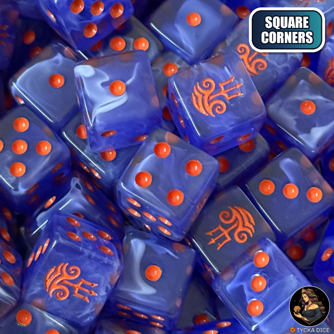 Tideborn Dice Set — wargame dice, square corners | TYCKA DICE
