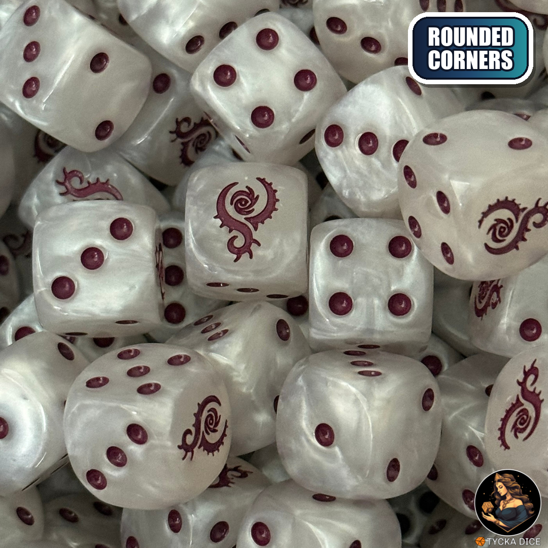 Veilborne Dice Set — sci-fi wargame dice, rounded corners | TYCKA DICE