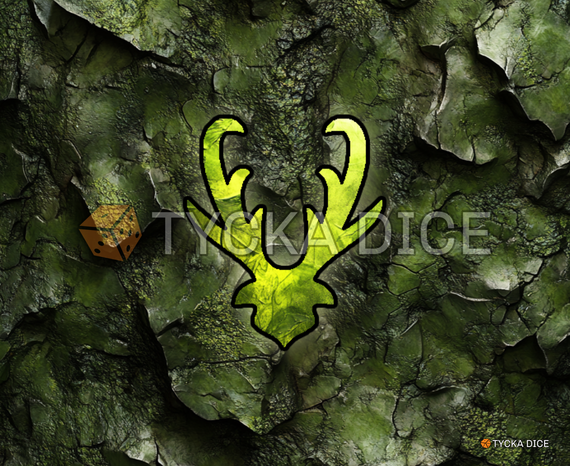 Custom WarMat featuring Everdawn Stags faction, fits TYCKA modular tray
