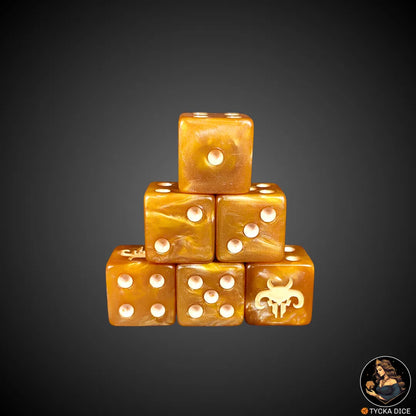 Full dice set – Wildhorn Tribe – Chaos beast theme